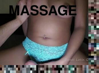 Teen Latina Fucks Hard Cock After Hot Oil Massage