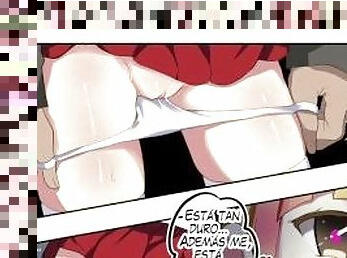 Colegiala cachonda masturbada en público hentai