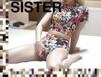 Step sister aroused her step brother while no one is at home Step sister aroused her step brother while no one is at hom
