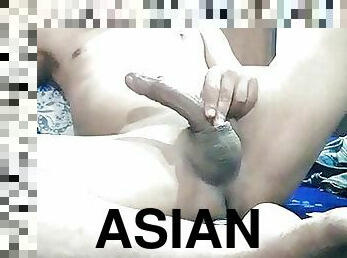 asien, baden, papa, masturbieren, alt, anal-sex, beule-schuss, immens-glied, junge, homosexuell