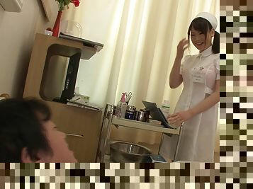 Stunning Japanese nurse wants to feel an engorged member
