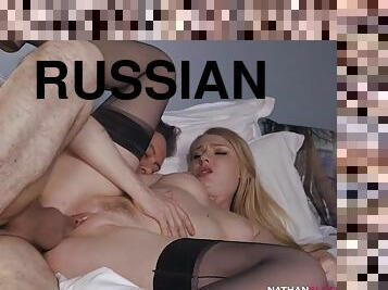 Horny Russian Slut Lucy Heart Gets Her Ass Pounded By Hubby