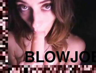 Dildo Blowjob and Deep Throat Blowjob