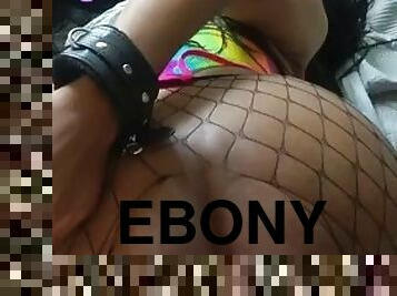 Ebony sissy MoxieVixenn exposed
