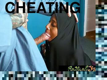 Cheating Muslim Whore Throat Punished