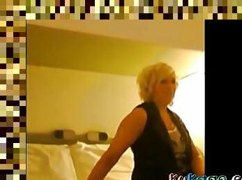 Hidden cam with mature hot escort