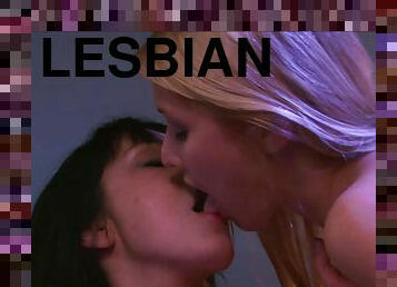 Lesbians Valentina Rossi and Tina Gabriel sucking yummy pussies