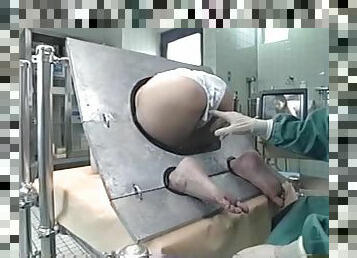 Lewd Japanese doctor plays with his patient's holes