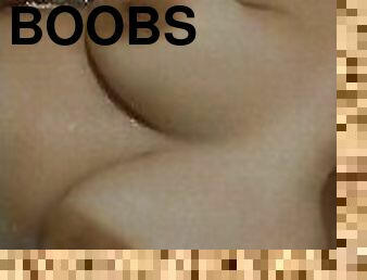 Big boobs in bath