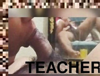 Pinay College Teacher Mirror BLOWJOB with her Student. Perfect Mouthcum Swallowing