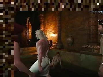 Witcher sexy bath