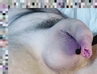 Fucking My Foreskin With Vibrator Until Huge Orgasm