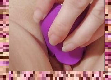 Tongue toy pussy orgasm 7min
