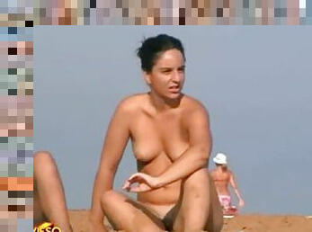 Nude beach voyeur video