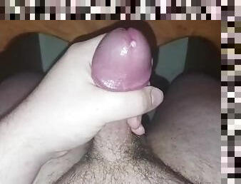 Stroking out a BIG Early Morning Cumshot