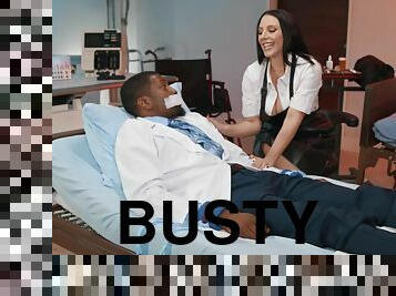 Interracial fucking in the hospital with busty nurse Angela White