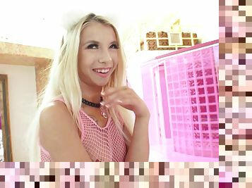 Kenzie Reeves fucked hard until being filled with sticky love juice