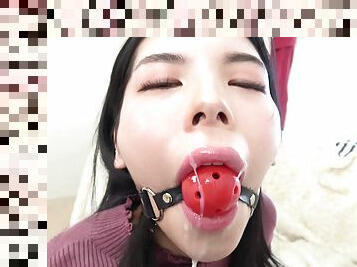 Gun-771 Saliva And Sperm And A Ball Gag