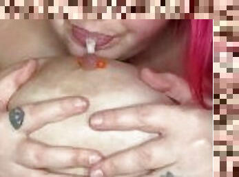 Huge j cup sloppy JOI