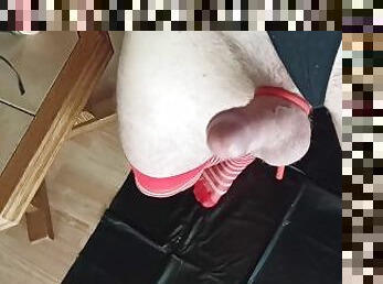 masturbación, amateur, gay, jóvenes18, europeo, euro, fetichista, a-solas, amordazada, pelotas