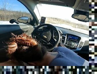 Blowjob Diaries Vol 72. A Quick Blowjob on the Side of the Road!