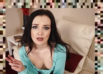 British babe is a downblouse teasing dream come true