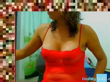 maduro, latino, lencería, webcam, morena