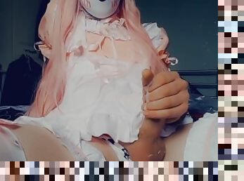 Sissy Little Lola Maid Cosplay Camshow Cum Femboy FULL VID & FACE @ ONLY FANS FREE