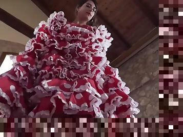 Ardent spanish flamenco dancer ena sweet fucks her teacher