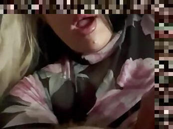 geordie princess getting fingered while edging cock