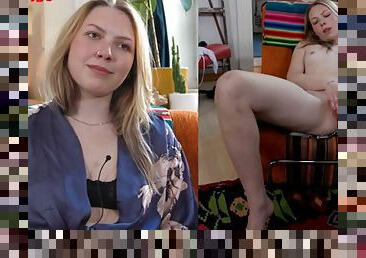 Ersties - Songschreiberin Nelio aus Berlin masturbiert in ihrem WG-Zimmer
