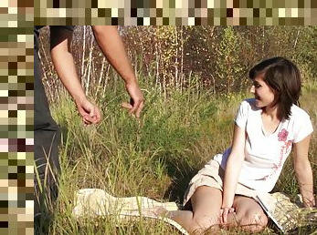 Picnic in the nature turns to unforgettable sex adventure for this couple