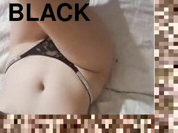 Hot  black underwear