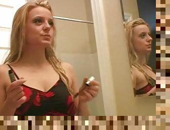 Sexy Amateur Blonde Denice Sexy Lingerie Action