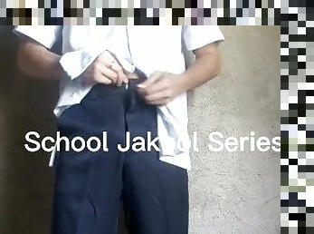 Asian Boy Jerk Off from School (Pinoy Jakol) Part 1