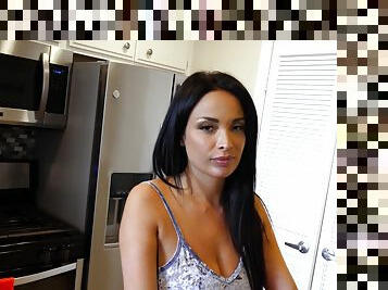 Anissa Kate makes a guy happy by bouncing on his stiff shaft