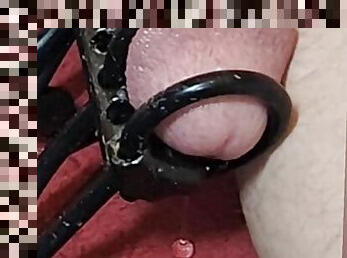 Part 2 of 2 : estim electro edging untill Cumming with hit cue