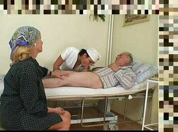 Grandpa babe fucking the nurse