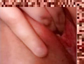 solo Finger Masturbation tight teen pussy