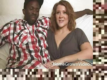 White mom gets fucked by a hung black stud and she loves every inch