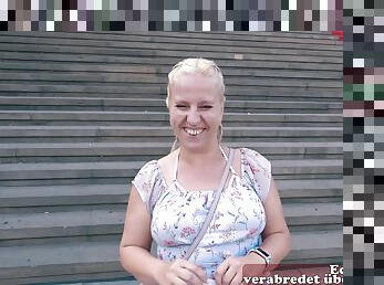 German ugly blonde housewife teen pick up