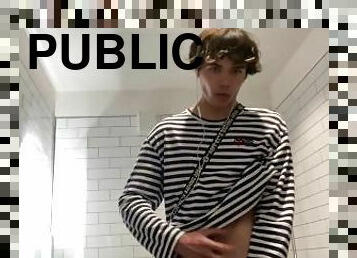 Gay Teen Model Masturbates Inside Walmarts Public Restroom!