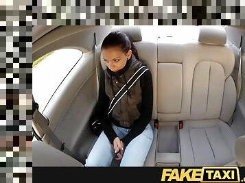 FakeTaxi Young student fucks for cash on her journey