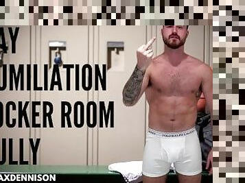 Gay humiliation - locker room bully