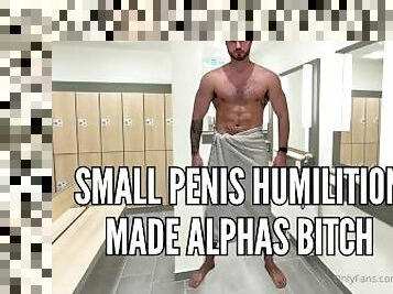 Small penis humiliation - made alphas bitch