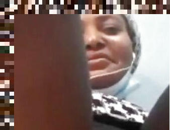 Video call from a Congolese slut