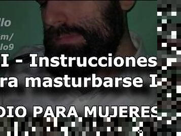 JOI #1 - Instrucciones para masturbarse - Audio para MUJERES - Voz de hombre - España - ASMR