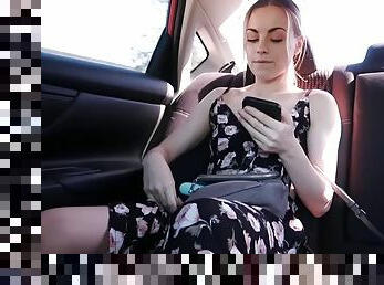 Anna Claire Clouds masturbates in Uber