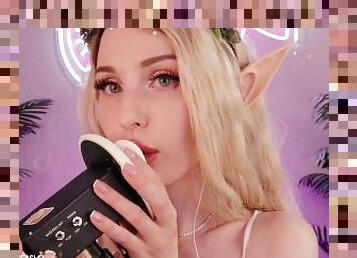 ASMR Naughty Elf Licking and Eating your ears (MySweetAlice aka MyKinkyDope) Exclusive ASMR