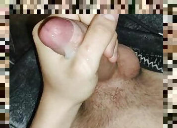 Look a real virgin teen masturbating with big Cumshot